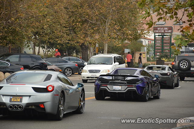 Ferrari 458 Italia spotted in Malibu, California