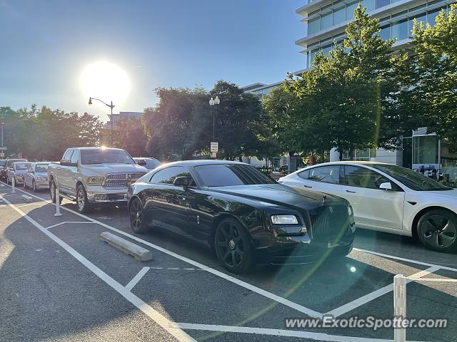 Rolls-Royce Wraith spotted in Washington DC, United States