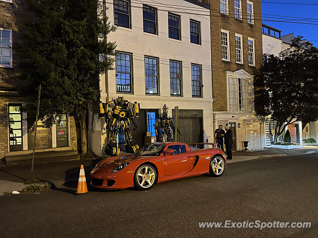 Porsche Carrera GT spotted in Washington DC, United States