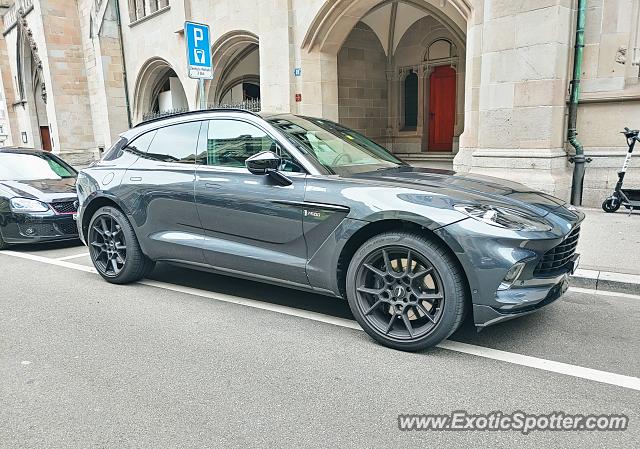 Aston Martin DBX spotted in Zurich, Switzerland