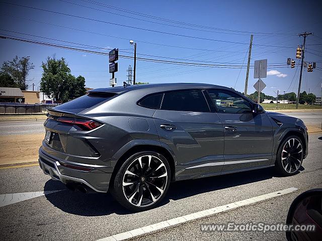 Lamborghini Urus spotted in Greensboro, United States
