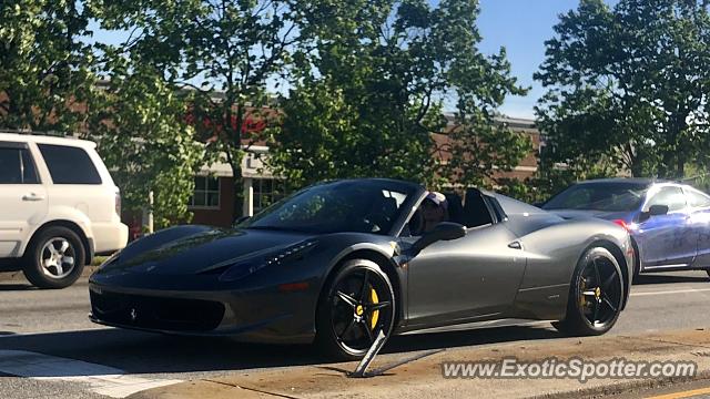 Ferrari 458 Italia spotted in Greensboro, North Carolina