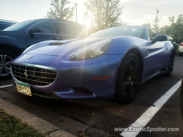 Ferrari California spotted in Wayzata, Minnesota