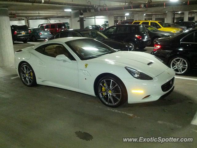 Ferrari California spotted in Greensboro, North Carolina
