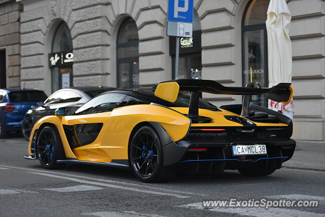 Mclaren Senna spotted in Warsaw, Poland