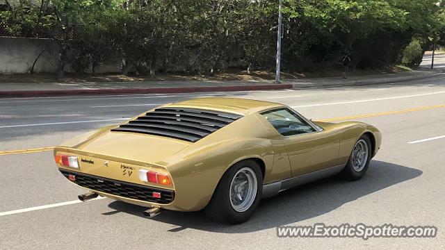 Lamborghini Miura spotted in Los Angeles, California