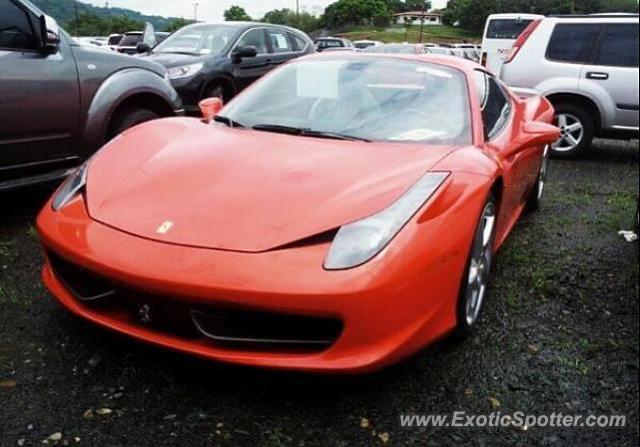 Ferrari 458 Italia spotted in Vargas, Venezuela