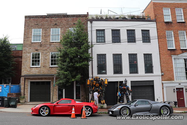 Porsche Carrera GT spotted in Washington DC, United States