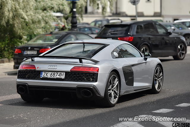 Audi R8 spotted in Warsaw, Poland