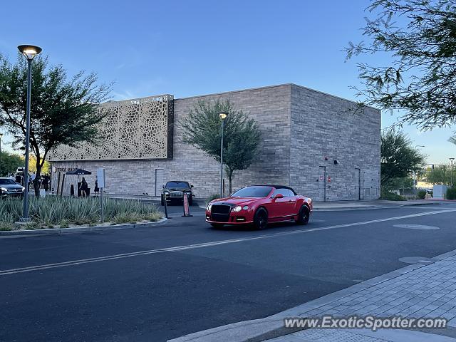 Bentley Continental spotted in Scottsdale, Arizona
