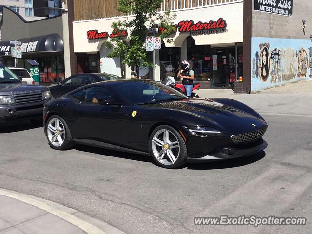 Ferrari Roma spotted in Calgary, Canada