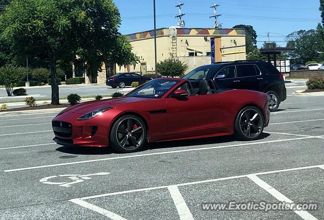 Jaguar F-Type spotted in Lynchburg, Virginia
