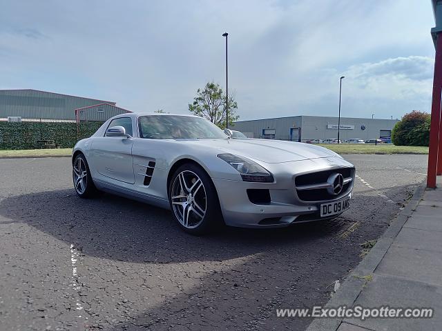 Mercedes SLS AMG spotted in Wallsend, United Kingdom