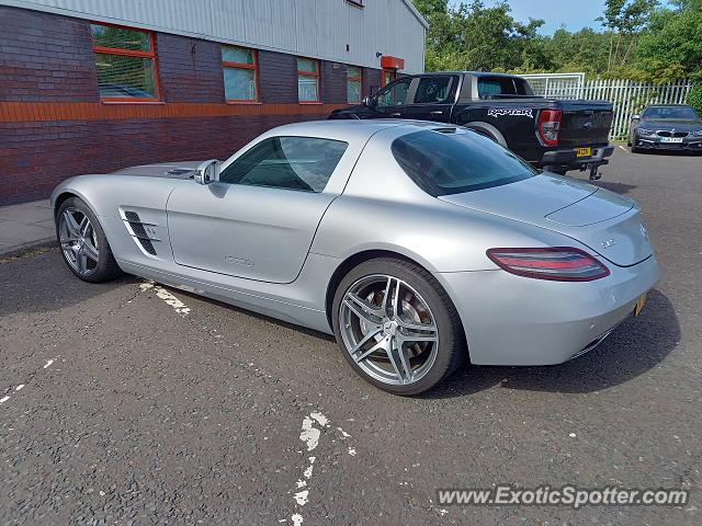Mercedes SLS AMG spotted in Wallsend, United Kingdom