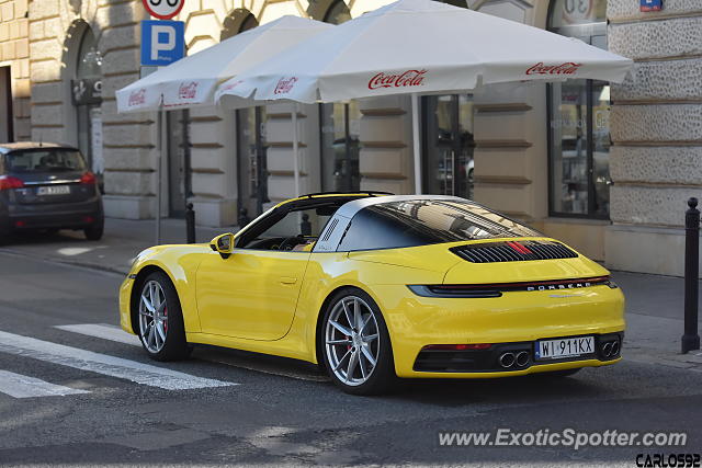 Porsche 911 spotted in Warsaw, Poland