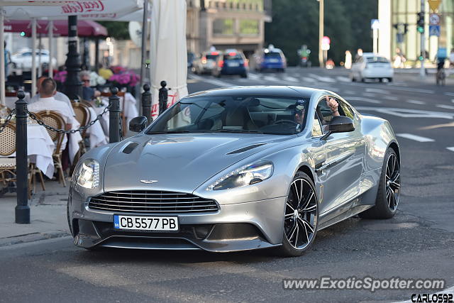 Aston Martin Vanquish spotted in Warsaw, Poland