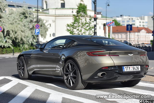 Aston Martin DB11 spotted in Warsaw, Poland