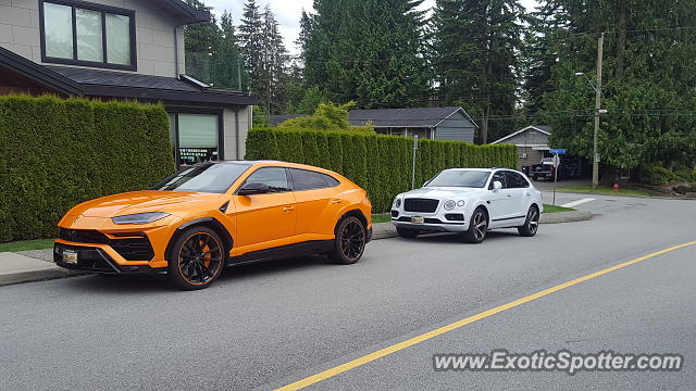 Lamborghini Urus spotted in Vancouver, Canada