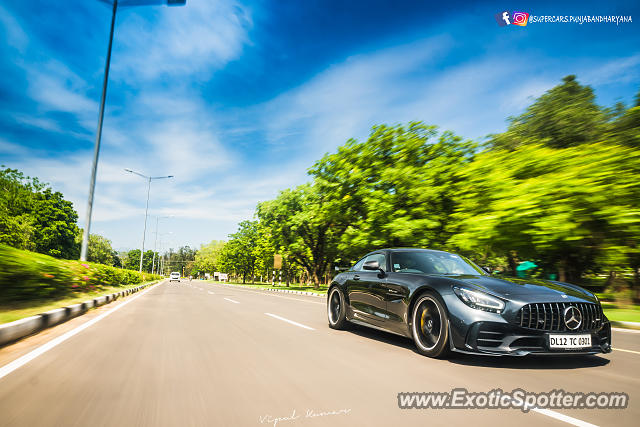 Mercedes AMG GT spotted in Chandigarh, India
