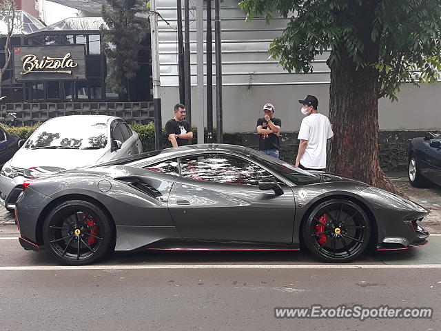 Ferrari 488 GTB spotted in Jakarta, Indonesia