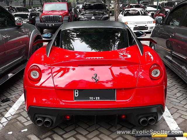 Ferrari 599GTO spotted in Jakarta, Indonesia
