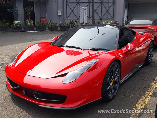 Ferrari 458 Italia spotted in Karawaci, Indonesia