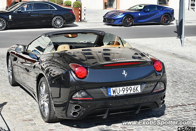 Ferrari California spotted in Warsaw, Poland
