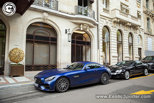 Mercedes AMG GT spotted in Paris, France