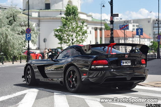 Dodge Viper spotted in Warsaw, Poland
