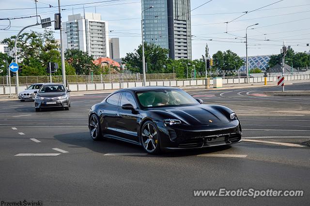 Porsche Taycan (Turbo S only) spotted in Poznan, Poland