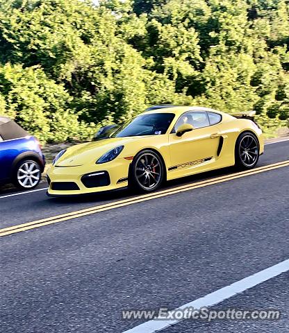 Porsche Cayman GT4 spotted in Amelia Island, Florida