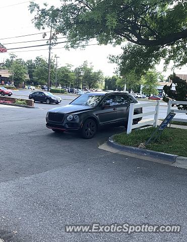 Bentley Bentayga spotted in Bethesda, Maryland