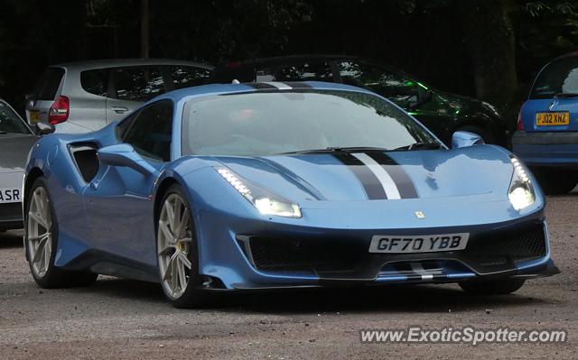 Ferrari 488 GTB spotted in Swettenham, United Kingdom