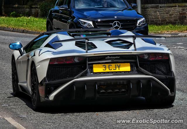 Lamborghini Aventador spotted in Alderly Edge, United Kingdom