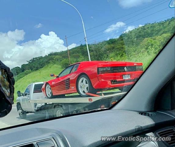 Ferrari Testarossa spotted in Aragua, Venezuela