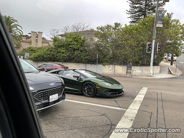 Lamborghini Aventador spotted in La Jolla, California