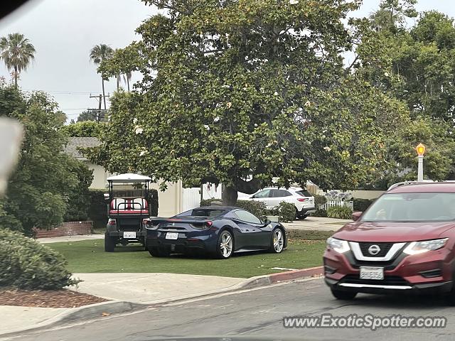Ferrari 488 GTB spotted in La Jolla, California