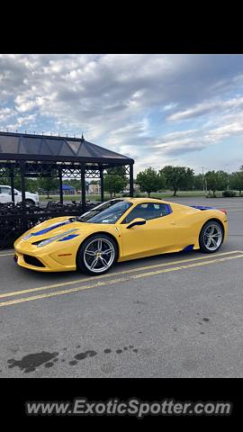 Ferrari 458 Italia spotted in Canandaigua, New York