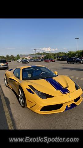 Ferrari 458 Italia spotted in Canandaigua, New York