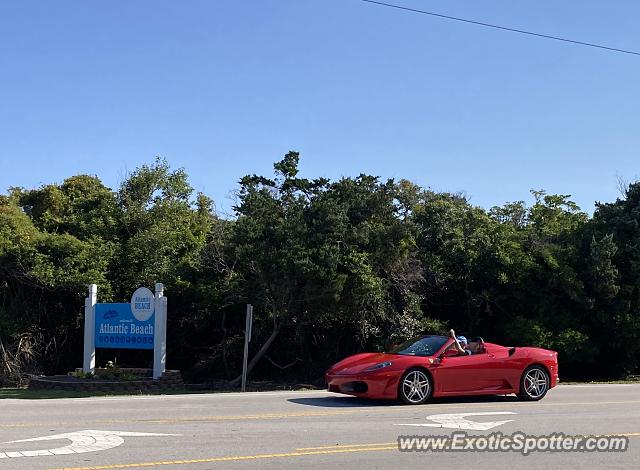 Ferrari F430 spotted in Atlantic Beach, North Carolina
