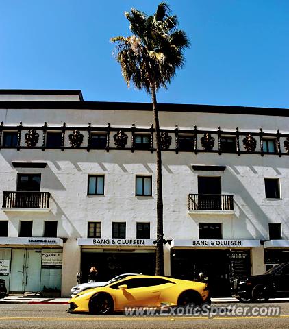 Lamborghini Huracan spotted in Rodeo drive, California