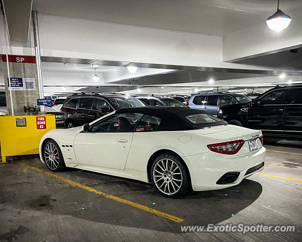 Maserati GranCabrio spotted in Indianapolis, Indiana