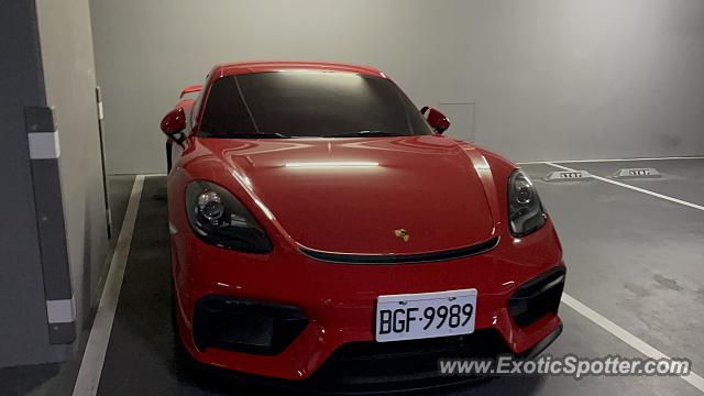 Porsche Cayman GT4 spotted in New Taipei City, Taiwan