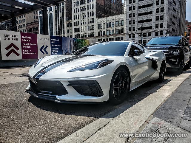 Chevrolet Corvette Z06 spotted in Detroit, Michigan