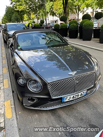 Bentley Continental spotted in PARIS, France