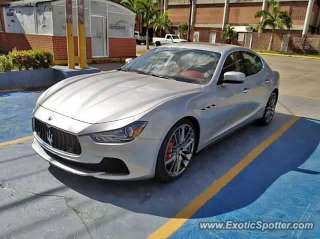Maserati Ghibli spotted in Margarita, Venezuela