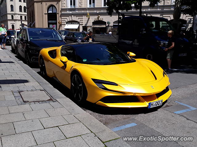 Ferrari SF90 Stradale spotted in München, Germany