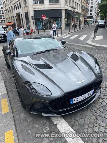 Aston Martin DBS spotted in Paris, France