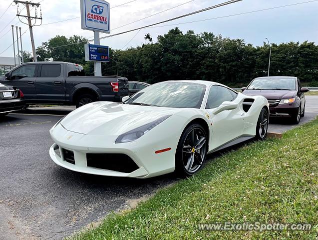 Ferrari 488 GTB spotted in Ellicott City, Maryland