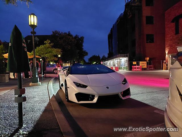 Lamborghini Huracan spotted in Birmingham, Michigan